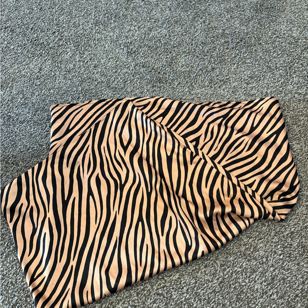 Zebra Print Skirt